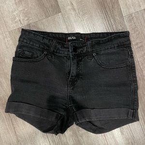BDG Black Denim Shorts